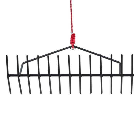 24x8.7 Pond Weed Rake with 30ft Rope Durable Lake Rake for Aquatic Plant Removal & Bottom Cleaning