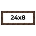 thumbnail image 1 of 24x8 Frame Brown Burl Real Wood Picture Frame Width 1.625 Inches | Interior Frame Depth 0.5 Inches, 1 of 8