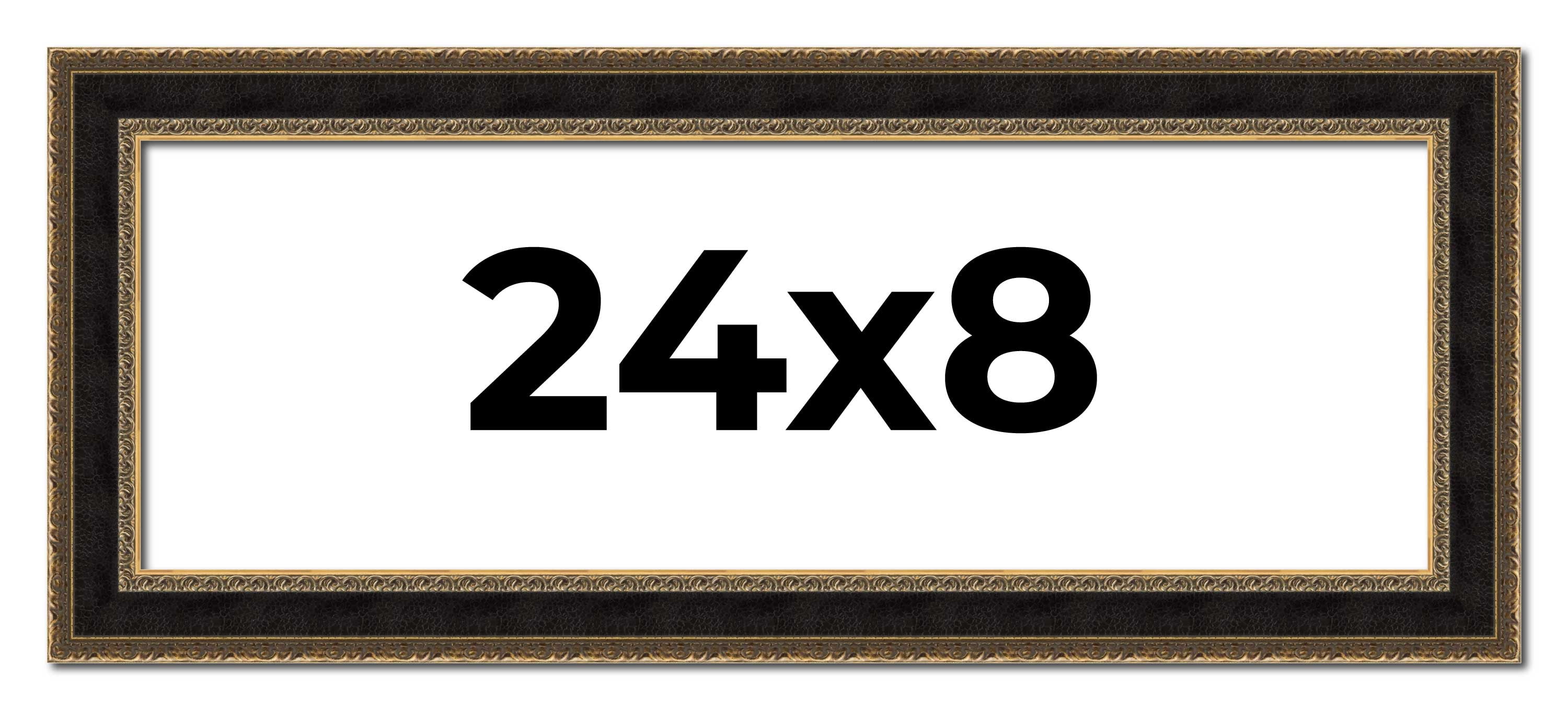 24x8 Frame Gold Antique Vintage Sold Wood Picture Frame | 1.75 Inch ...
