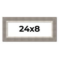 thumbnail image 1 of 24x8 Frame Grey Real Wood Picture Frame Width 2.75 Inches | Interior Frame Depth 0.5 Inches | Linus, 1 of 8