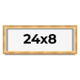 thumbnail image 1 of 24x8 Shadow Box Bronze Cross-Brushed Display Frame | 1.625 Inches Deep Solid Wood | UV Resistant, 1 of 8