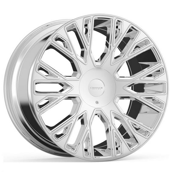 24x9.5 Cruiser Alloy 923V Raucous Chrome Wheel 5x115/5x5.5 (15mm)