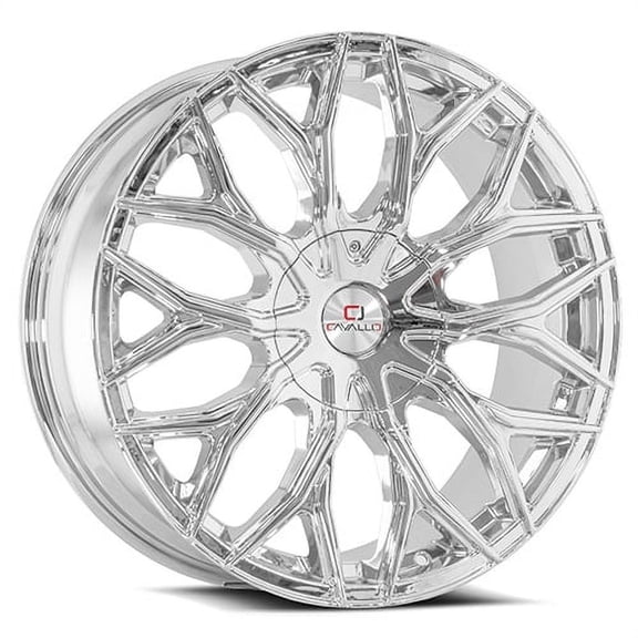 24x9 Cavallo CLV-37 Nano Chrome Wheel 6x135/6x5.5 (25mm)