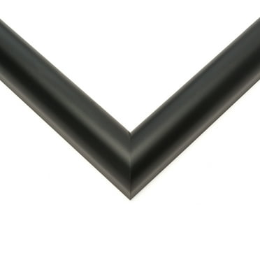 24x9 Frame Black Real Wood Picture Frame Width 1.25 inches | Interior Frame Depth 0.5 inches |