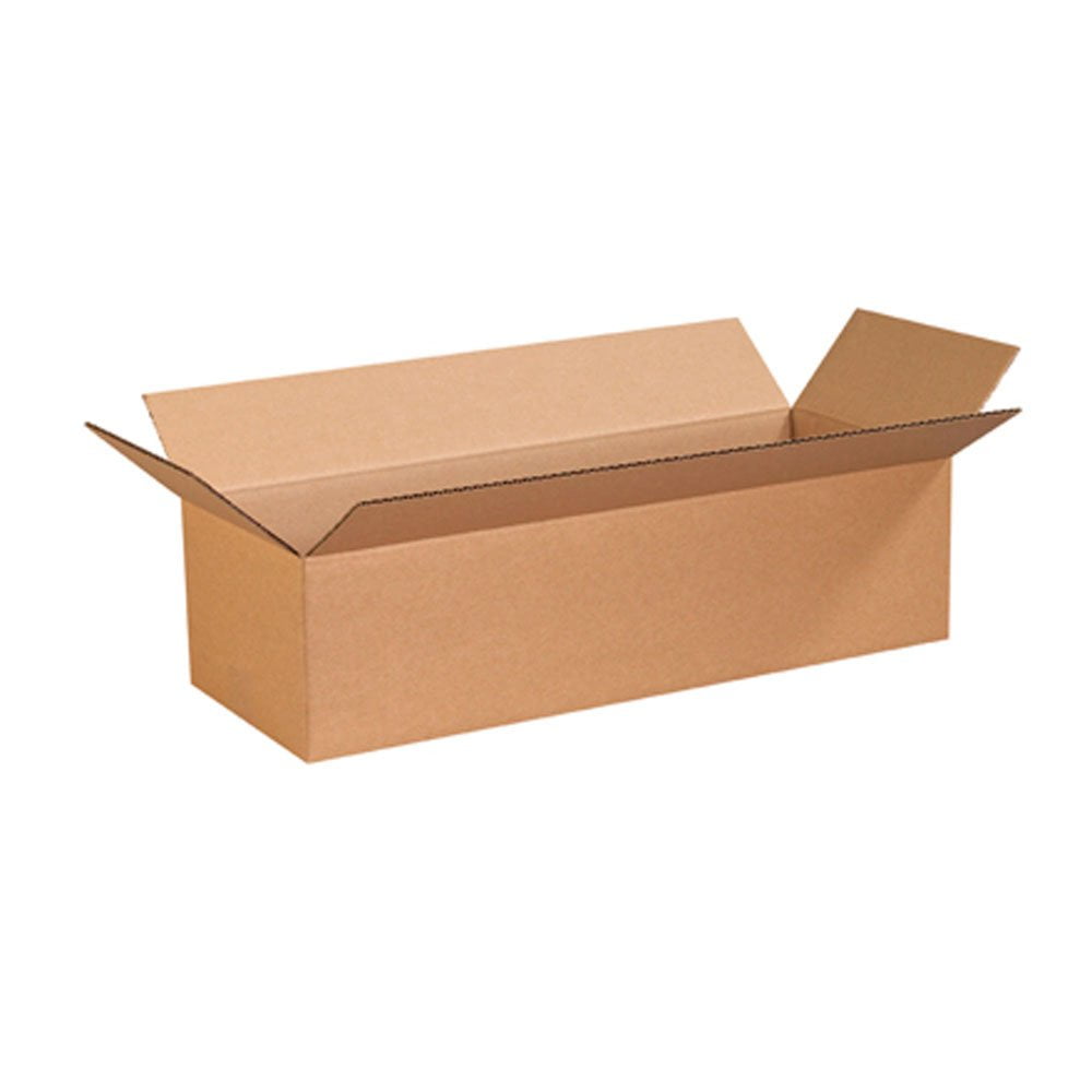 24x9x6 long corrugated boxes, long, 24l x 9w x 6h, pack of 25