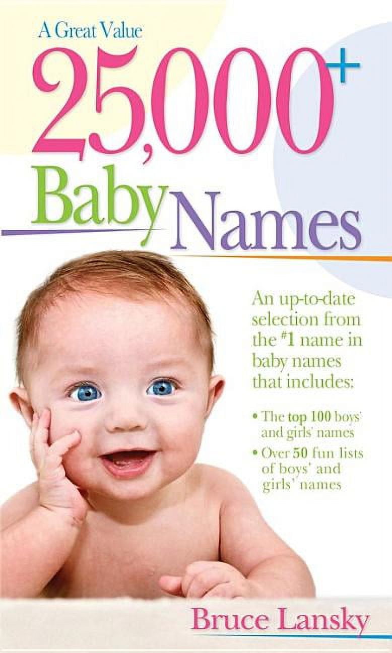 25,000+ Baby Names (Paperback)