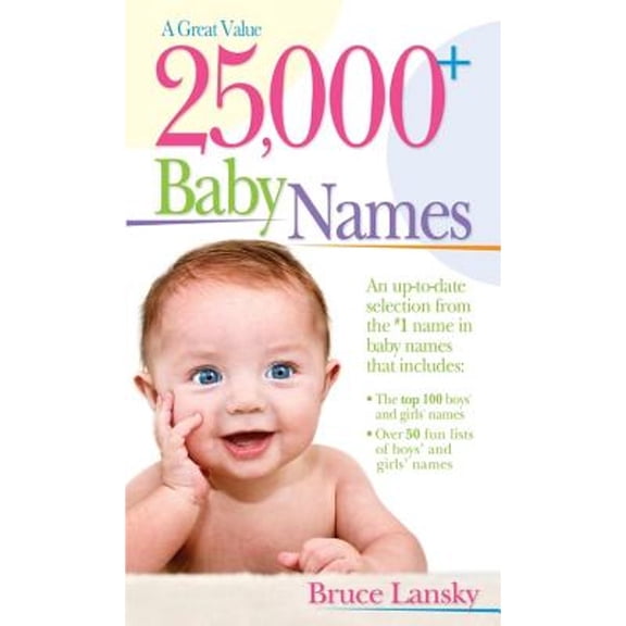 Pre-Owned 25,000+ Baby Names (Mass Market Paperback) 0684034506 9780684034508