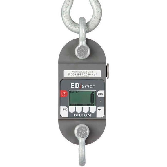 25, 000 x 20 lbs EDJunior Dynamometer with Shackles & Carry Case