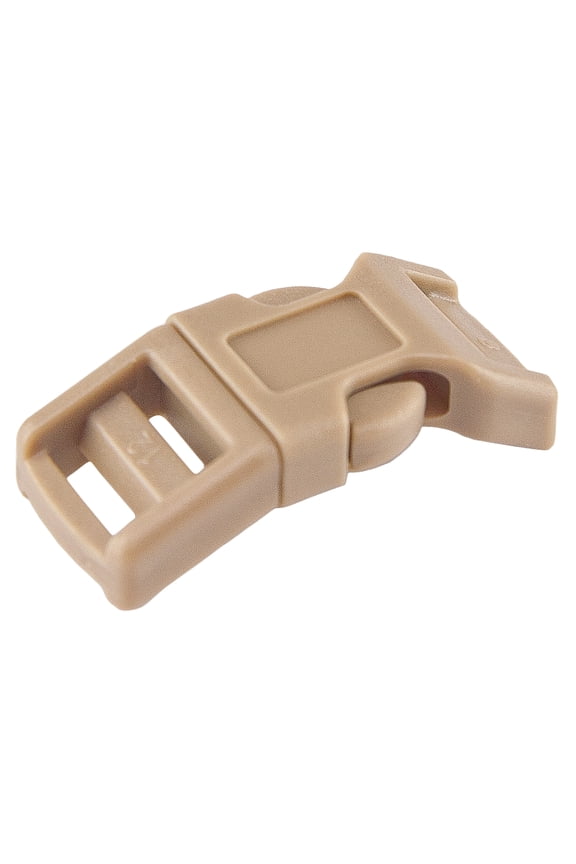 25 - 1/2 inch Coyote Tan Economy Contoured Side Release Plastic Buckles
