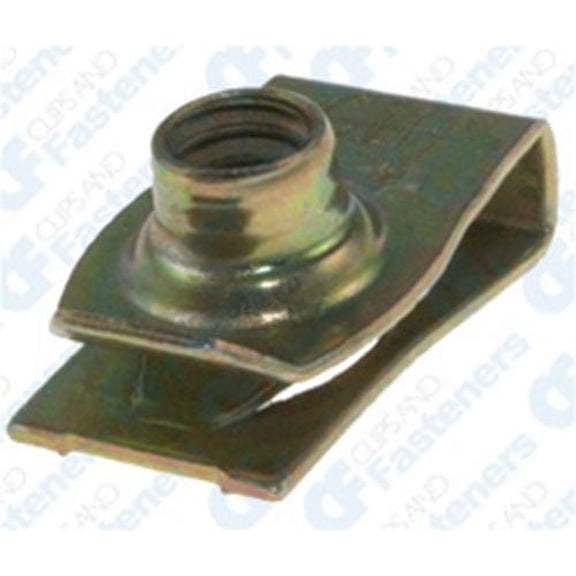 25 1/4" - 20 Extruded U Nuts Yellow Dichromate Finish