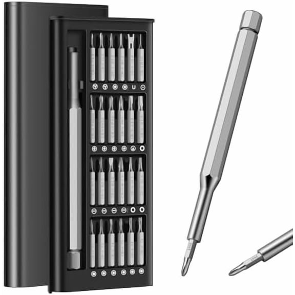 25 in 1 Mini Precision Screwdriver Set, Professional Magnetic Tiny Repair Tool Kit for Phone, Macbook, Computer, Watch, Laptop, Ring Doorbell, Eyeglass, Electronic, Screw Driver [Bearing Steel]