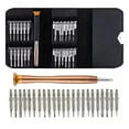 thumbnail image 1 of 25 in 1 Precision Screwdriver Set,Professional Electronics Repair Tool Kit,DIY Mini Repair Tool Kit,Glasses Screwdriver,Laptop Screwdriver Kit,Screwdriver Sets with Case for Glasses,Watch, 1 of 1