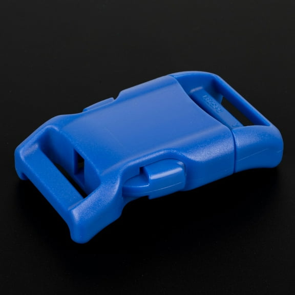 25 - 1 inch Royal Blue YKK Contoured Side Release Plastic Buckle