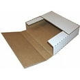 thumbnail image 1 of 25 - 12 1/8" x 9 1/8" x 2" White Multi Depth Bookfold Mailer Book Box Bookfolds, 1 of 1