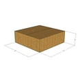thumbnail image 1 of 12x12x4 Kraft Brown Corrugated Shipping Boxes, 32 ECT Single-Wall, Qty 25, 1 of 3