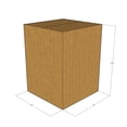 thumbnail image 1 of 15x15x20 Kraft Brown Corrugated Shipping Boxes, 32 ECT Single-Wall, Qty 25, 1 of 3