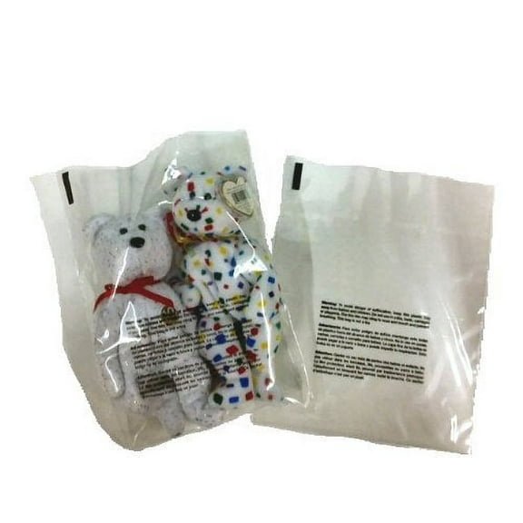 25 18" x 30" 2 mil Suffocation Warning Flat Poly Bags