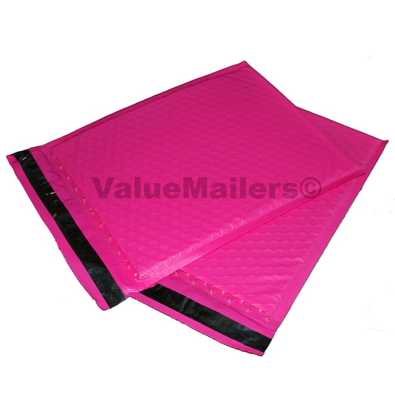 25 #2 PINK Poly Bubble Mailers Envelopes Padded Mailer Shipping Bags 8.5x12