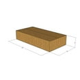 thumbnail image 1 of 20x10x4 Kraft Brown Corrugated Shipping Boxes, 32 ECT Single-Wall, Qty 25, 1 of 3