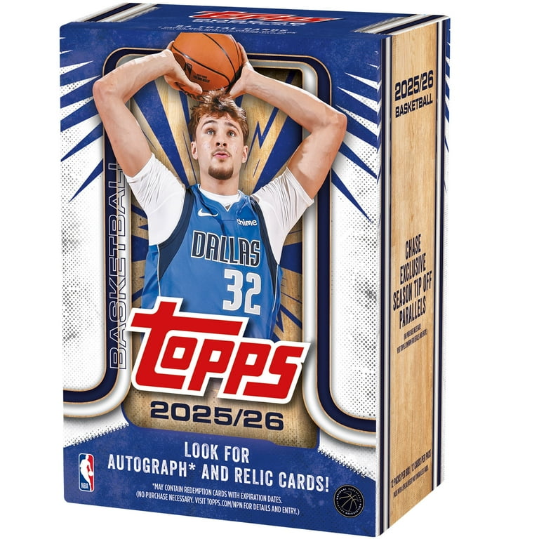 【4箱】NBA 2025-26 TOPPS FLAGSHIP VALUE BOX 2025-26 Topps Basketball - Factory Sealed - Value Box - Walmart.com