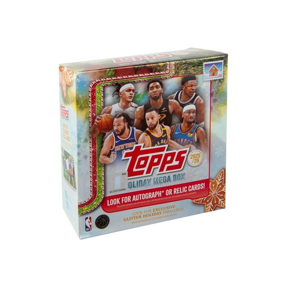 2025-26 Topps Holiday Basketball - Factory Sealed - Mega Box