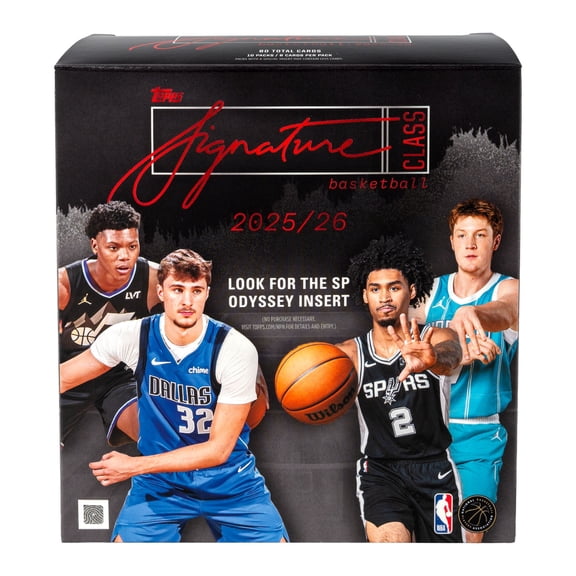 2025-26 Topps Signature Class Basketball Trading Cards Mega Box