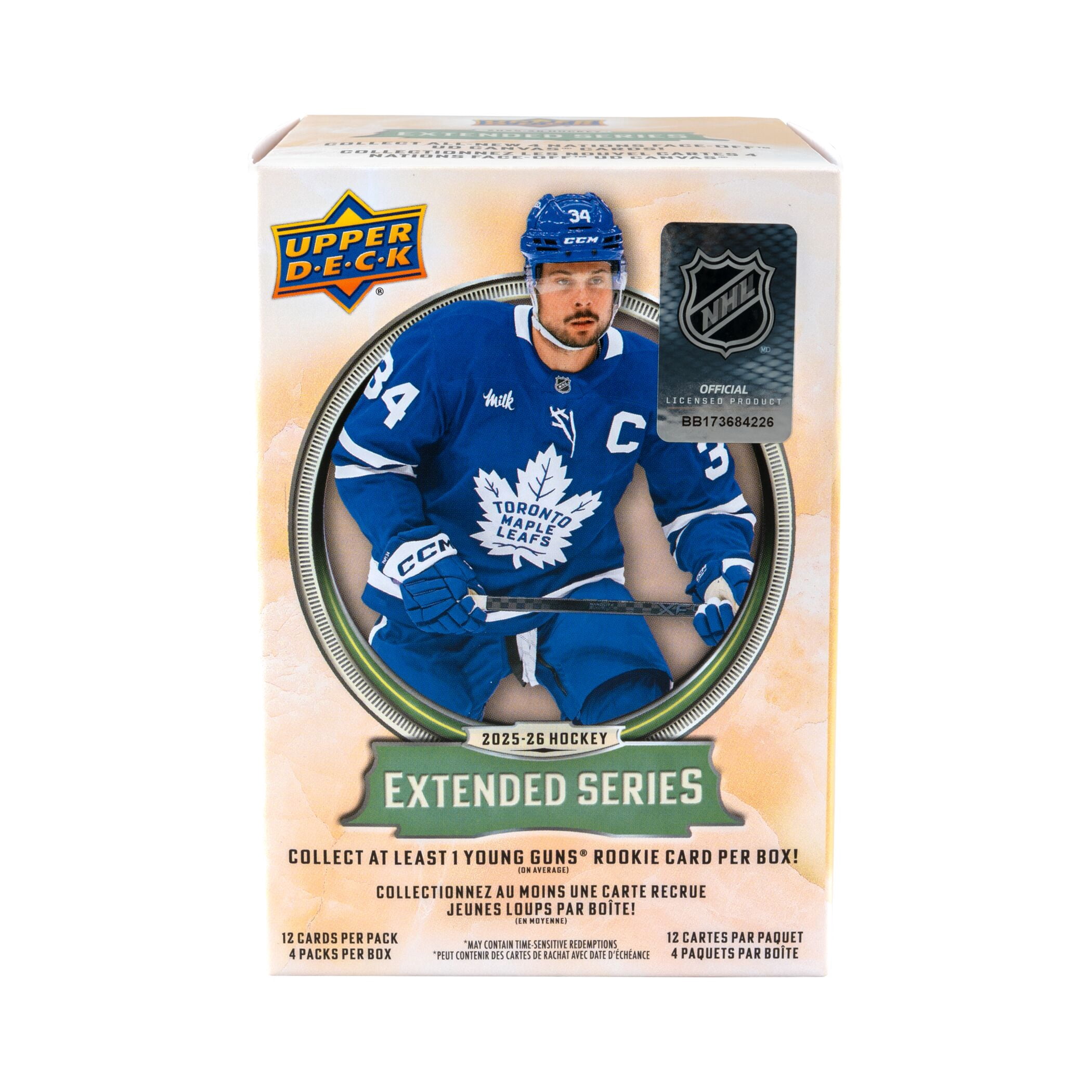 2025-26 Upper Deck Extended Series Hockey Trading Cards Blaster