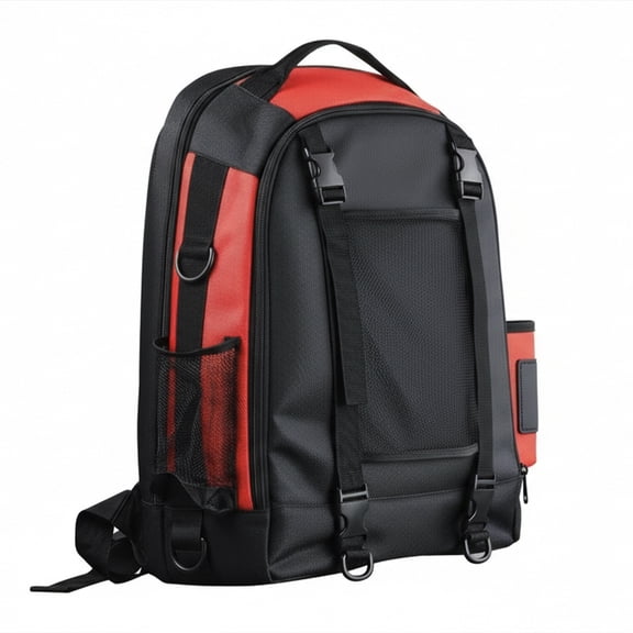 25.2L Welding Backpack for Tools & Helmet, 1680D High-Density Polyester with Helmet Bag, Multi-Purpose for Welding & Camping
