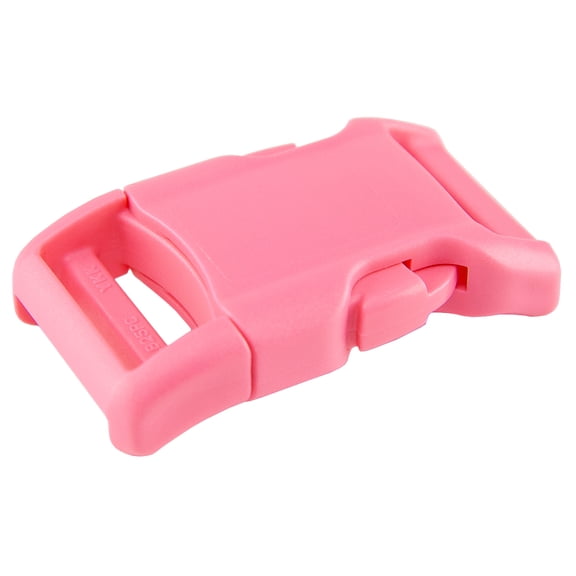 25 - 3/4 inch Pink Contoured Side Release Plastic Buckles YKK