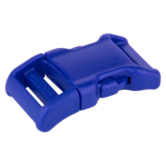 25 - 3/4 inch Royal Blue YKK Contoured Side Release Plastic Buckle