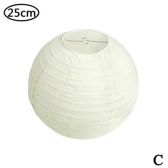 25/30CM PAPER LAMPSHADE CEILING LIGHT PENDANT LAMP BALL LANTERN DECOR SHADE H6E2