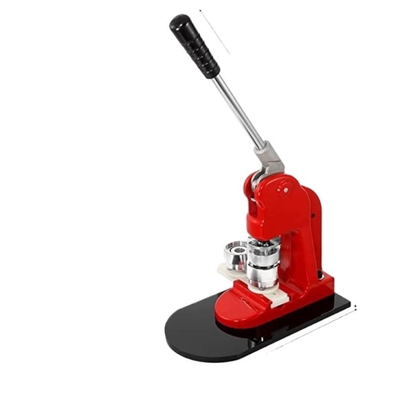 25-32MM Pin Badges Maker Machine Kit, Badges Button Making Machine with 100Pcs Parts ,Easy to Use