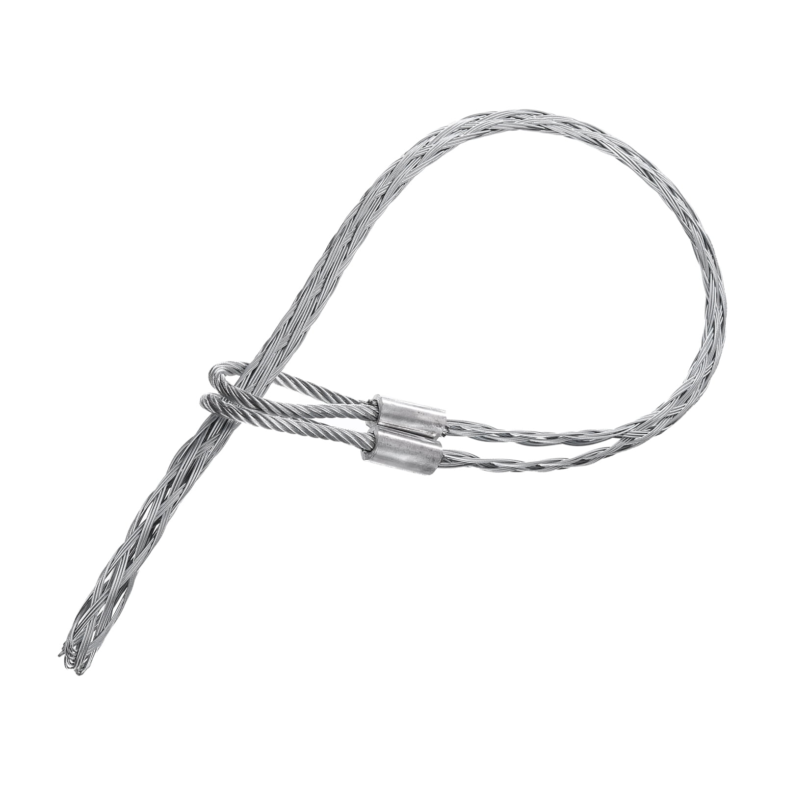MECCANIXITY Double-Head Wire Puller Sock – 25-35mm Diameter, Galvanized Steel Cable Grip For Conduit Installation