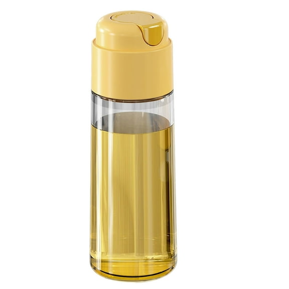 25.36oz Gravity-Sensing Oil Bottle - Borosilicate Glass Kitchen Dispenser with Dual Seals (Dishwasher Safe)