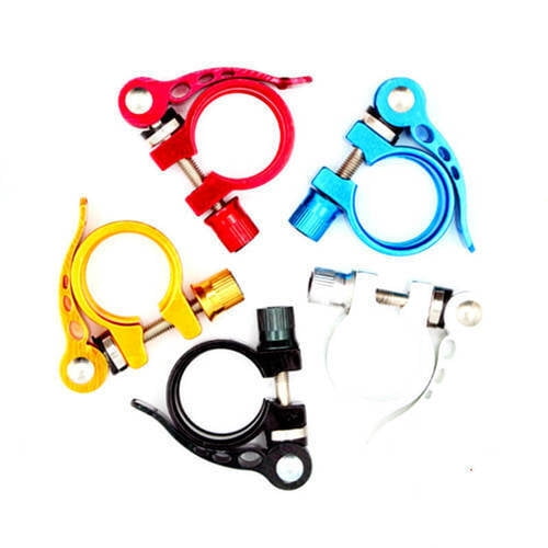 25.434.9mm Clamp Aluminum Quick Release Fixed Gear Bike Seat Post