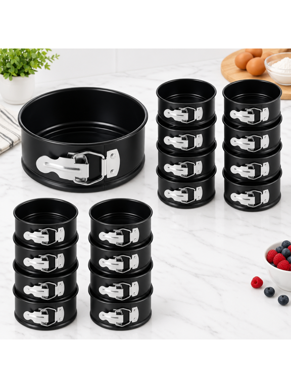 25 4 Inch Springform Pans Mini Cheesecake Black