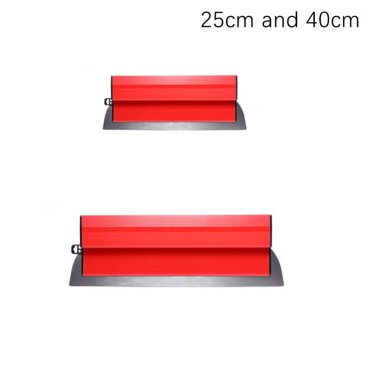 Drywall Smoothing Tool - 40cm Flexible Blade For Skimming, Painting & Finishing, Ergonomic Handle, Lightweight Steel