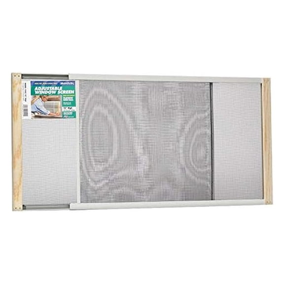 25-45 Inch Adjustable Window Screen - Steel Frame, Blackout Privacy - Portable Expandable Window Cover for Home & Office