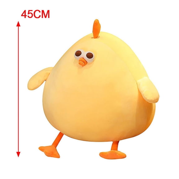 25/45CM Yellow Chick Doll Soft Stuffed Animal Chicken Plush Toys Pillow Comfort Cushion Gift For Children Home Decor