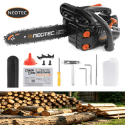 25.4cc Gas Chainsaw, 12 Inch Handle Chainsaw, 2-Cycle Handheld Petrol Chainsaw, Lightweight Gas Powered Chain Saw for Tree Cutting, Trimming, Garden, Farm, Ranch Use