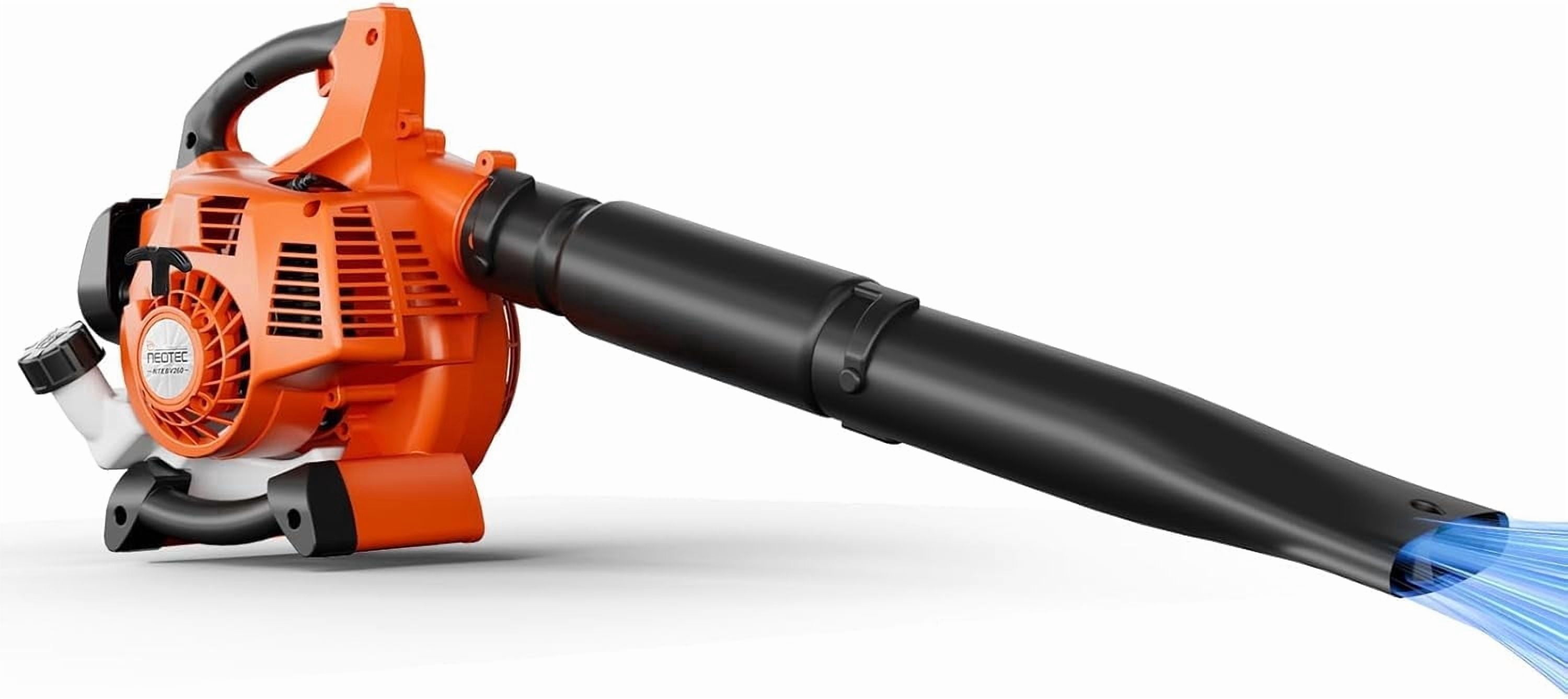 25.4cc Gas Leaf Blower Handheld, 432CFM 180MPH 2-Cycle Gas Powered Blower with Cruise Control, Lightweight Leaf Blower for Lawn Yard Garden Cleanup