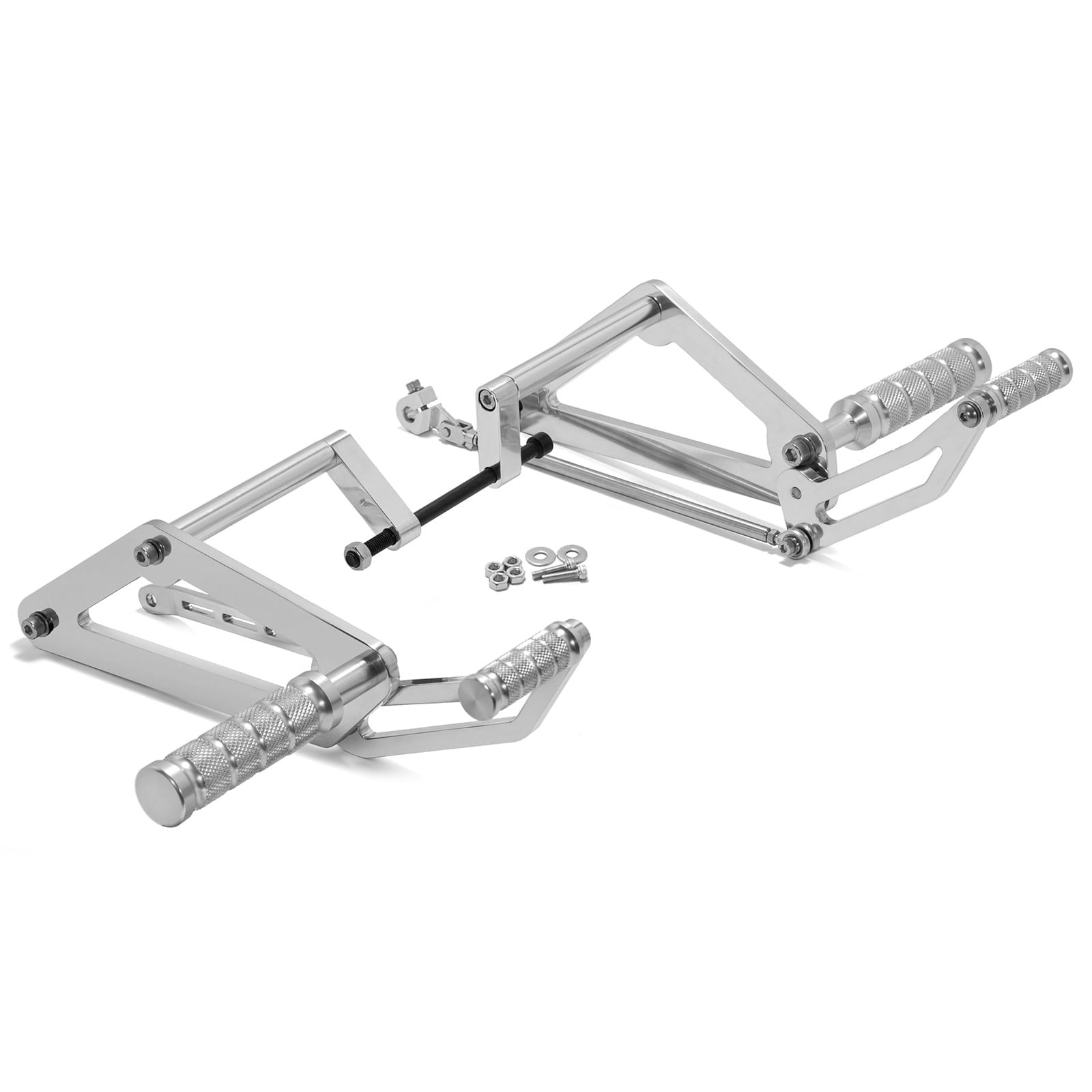 25.4cm Forward Controls Foot Pegs for Suzuki VS800 VS750 Intruder 800 750 Polished