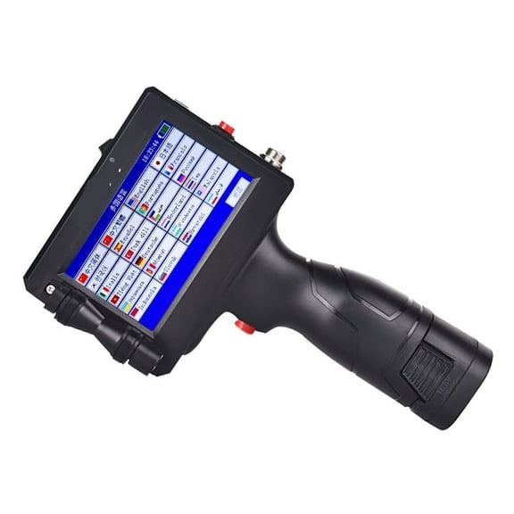 25.4mm Handheld Coding Machine Portable Small Inkjet Printer Bottle Cap Logo Label 25 Language Choices ,Multifunction Inkjet Printer