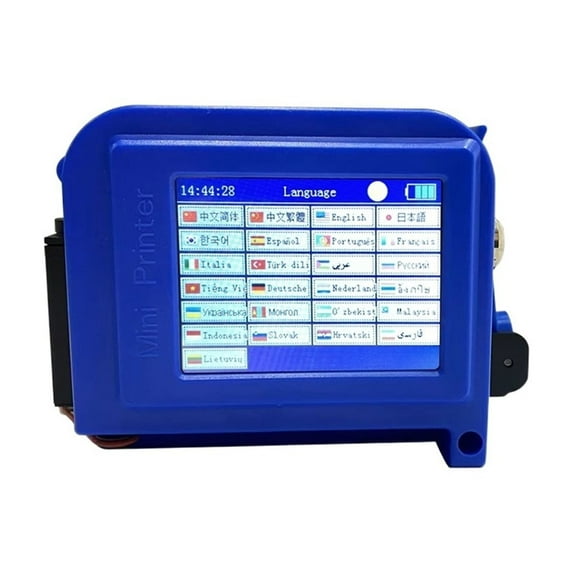 25.4mm Mini Inkjet Printer Lockless Portable QR Strip Batch Code Numbering Logo Label Printer Inkjet Printer ,Multi-Format Printing