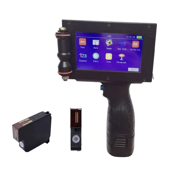 25.4mm QR Strip Batch Code Digital Label Portable Handheld Printer, Smart Thermal Inkjet Printer ,Versatile Surface Compatibility