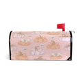 thumbnail image 1 of 25.4x20.78" Magnetic PVC Mailbox Cover Letter Box Cover Mailbox Wraps Post for Holiday Garden Yard Decor Pumpkins Adorned in Bows, 1 of 9