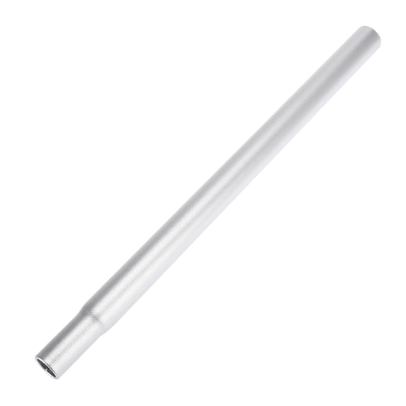 Unique Bargains 25.4x400mm Bicycle Bike Seat Post Aluminum Alloy Seat Tube without Scale Mark Silver Tone Universal