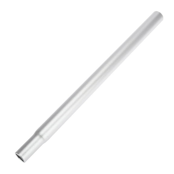 Unique Bargains 25.4x400mm Bicycle Bike Seat Post Aluminum Alloy Seat Tube without Scale Mark Silver Tone Universal