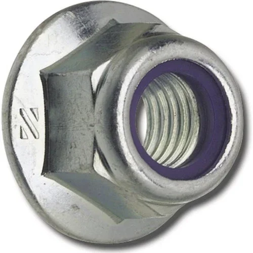 (25) 5/16-18 Nylon Insert Hex Flange Lock Nuts / Stop Nut / Nyloc 5/16X18