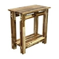 thumbnail image 1 of 25.5"H Slim Acacia Wood Architectural Recliner Table, Natural, 1 of 9